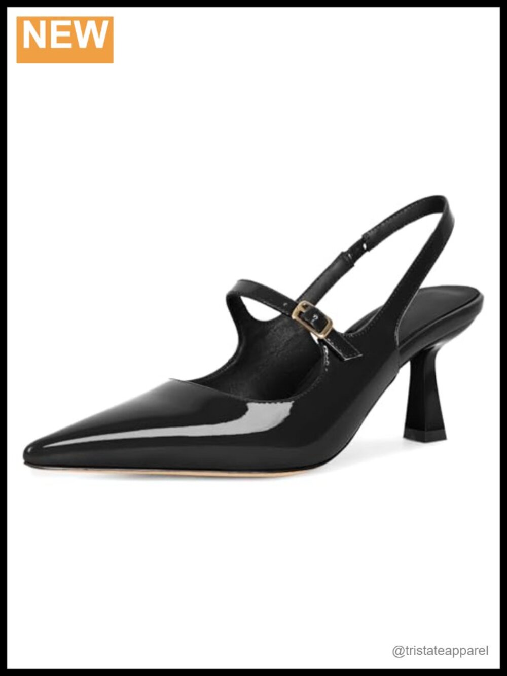 Slingback Kitten Heels Pointed Toe 2.5 Inch Low Heel Pumps Wedding